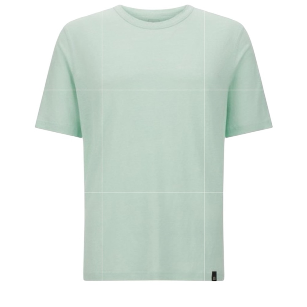 Boggi Milano Men Linen T-Shirt Size S